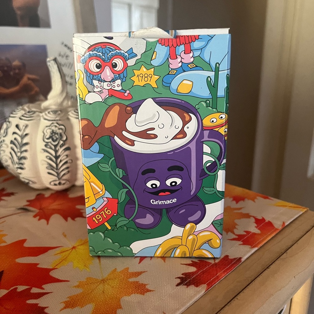 Purple Grimace Party Glass
